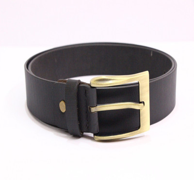 

Abee's Men Casual Black Genuine Leather Belt