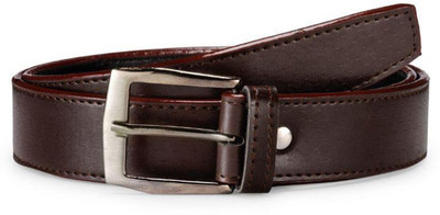 

laer Men & Women Casual Brown Synthetic Belt