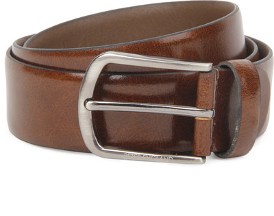 

Peter England Men Tan Genuine Leather Belt