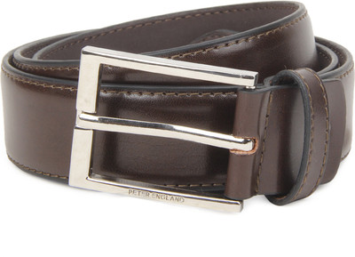 

Peter England Men Brown Synthetic Belt