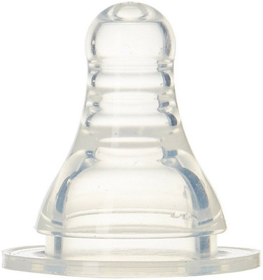 

Pigeon Flexible Unique grooved interior M hole Medium Flow Nipple(Pack of 1 Nipple)