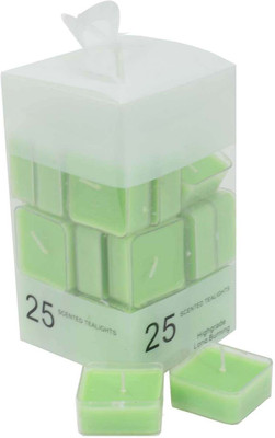 

Scrafts Green Big Highly Fragranced/Scented Smokeless Tealight Candles for Home/Gifts/Festive Décor/Spa/Meditation Candle(Green, Pack of 25)