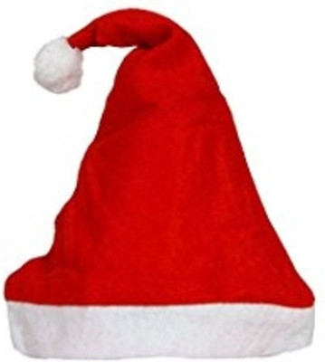 Happiness overloaded Solid Santa Cap Cap(Pack of 5)