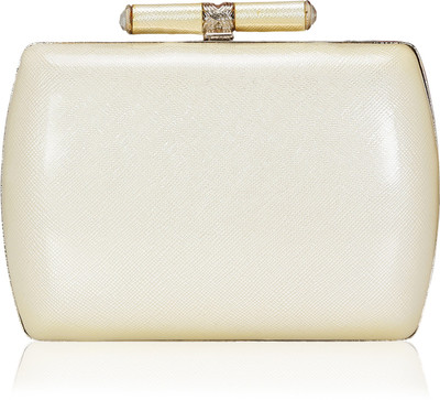 

Kleio Casual White Clutch