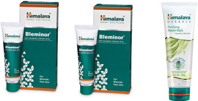 

Himalaya bleminor, purifying neem face pack(Set of 3)
