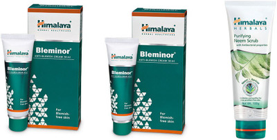 

Himalaya bleminor, purifying neem face scrub(Set of 3)