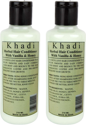14 Off On Khadi Herbal Vanila Honey Hair Conditioner Twin Pack
