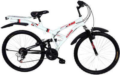 

Kross K 60 Multi Speed 26T Mountain Bike For Adults White 26 T Mountain Cycle(21 Gear, Multicolor)