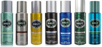 

Brut Deodorant More Body Spray - For Men(1400 ml, Pack of 7)
