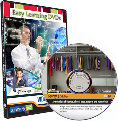 

Easylearning 3ds Max V-ray Archmodels of clothes, shoes, caps, carpets and wardrobes(PC DVD)