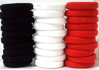 

Pixelfox Charming Attractive Colorful Rubber Band(Red, Black, White)