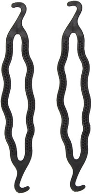 

Out Of Box Hair Styling Clip Bun/Juda Maker Braid Tool OBB-02-9225 (2 Pieces) Hair Clip(Black)