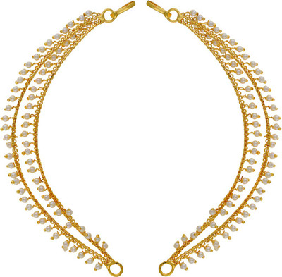 

NISA PEARLS Nisa Pearl sarasari for Women Hair Accessory Set(White)