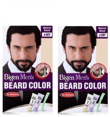 

Bigen Beard Colour Natural Black 101 Hair Color(Natural Black)