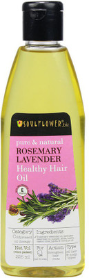 

Soulflower Rosemary Lavender Healthy Hair Growth Oil Hair Oil(225 ml)