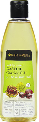 

Soulflower Castor Carrier Hair Oil(225 ml)