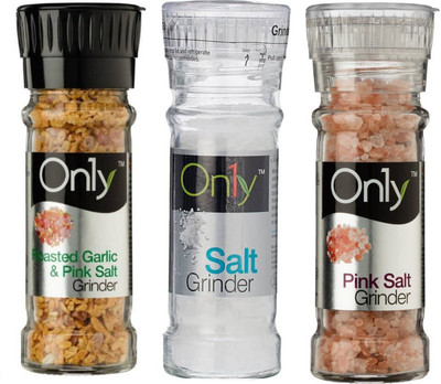 

On1y Roasted Garlic & Pink Salt Grinder 65 g + Salt Grinder 100g + Pink Salt Grinder 100 g (Combo Pack Each 1)(265 g)
