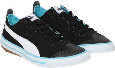 

Puma Boys & Girls Lace Sneakers(Black, Black-nrgy turqouise