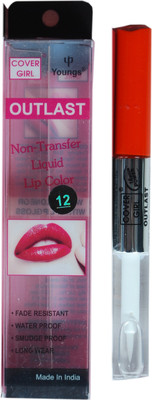 

Cover Girl Non-Transfer Liquid Lip Color with Crystal Gloss - 12 (Moon Store)(3.6 ml, Red)