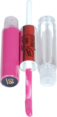 

Cover Girl Non-Transfer Liquid Lip Color with Crystal Gloss - 08 (Rich Hani)(3.6 ml, Red)