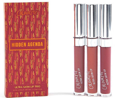

ColourPop Hidden Agenda Lip Bundle(Ultra Satin Lip Stud, Ultra Satin Lip Reign, Ultra Satin Lip Mystic, 9.9 g)