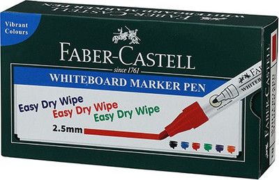 

Faber-Castell Whiteboard Marker Red Box(Set of 10, Red)