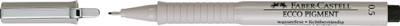 

Faber-Castell Fibre-Tip Pen Eco Pigment 0.05 Black – Pack(Set of 10, Black)