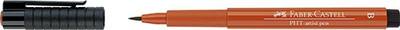 

Faber-Castell Pitt Artist Pen B(Brush)Box Sanguine(Set of 10, Sanguine)
