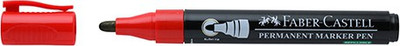 

Faber-Castell Permanent Marker Pen Red Box(Set of 10, Red)