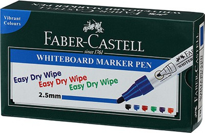 

Faber-Castell Whiteboard Marker Blue Box(Set of 10, Blue)
