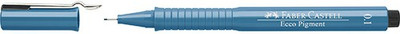 

Faber-Castell Fibre-Tip Pen Ecco Pigment 0.1 Blue – Pack(Set of 10, Blue)