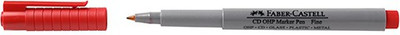 

Faber-Castell CD OHP MARKER PEN F RED BOX(Set of 10, Black)