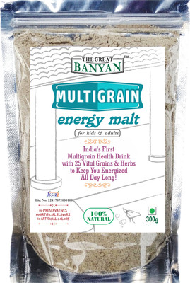 

The Great Banyan Organic Multigrain Energy Malt(For all ages) Health Drink 300 g