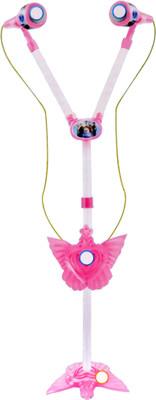 

Toyshine Stand Up Dual Microphone Play Set W/ 2 Microphones, Built In Speaker, Adjustable Height{ PINK }(Multicolor)