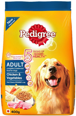 

Pedigree adult Chicken, Vegetable 400 g Dry Dog Food