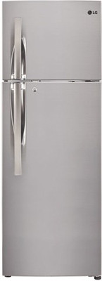 LG 260 L Frost Free Double Door 3 Star Refrigerator(Shiny Steel, GL-T292RPZU) available at flipkart for Rs.24399