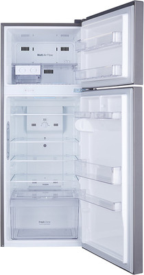 LG 284 L Frost Free Double Door 2 Star 2020 Refrigerator Shiny Steel, GL C302RPZU