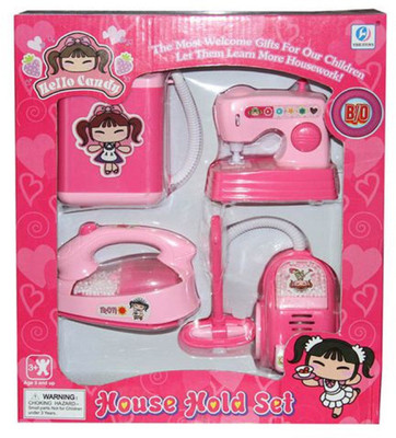

Emob Set of 4 Multifunctional Home Appliances Pretend Play Kitchen Set for Kids