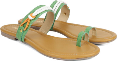 

Bata Women Green Flats