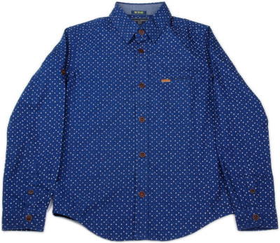 

Indian Terrain Boys Casual Blue Shirt, Navy