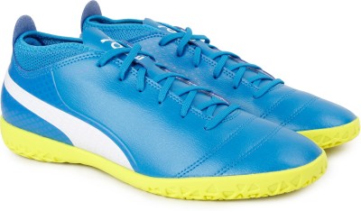 

Puma ONE 17.4 IT Football Shoes For Men(Blue, White, Atomic blue-puma white-safety yellow