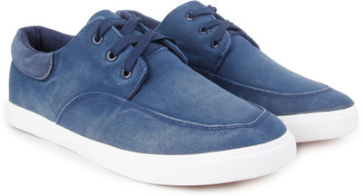 

Mr.CL THOMAS Canvas Shoes For Men(Blue, Navy mix