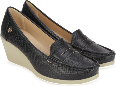 

Carlton London Loafer For Women(Black