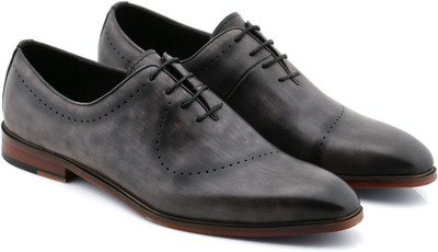 

Froskie Froskie Limited Edition Genuine Leather Designer Shoes Lace Up For Men(Black
