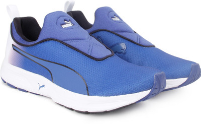 

Puma EF Cushion Slipon Sneakers For Men(Blue, Puma blacktrue bluepuma white