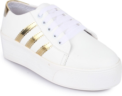 

Adorn Casuals For Women(White, Golden
