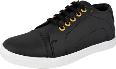 

cevelj Black casuals sneaker shoes for men Canvas Shoes For Men(Black