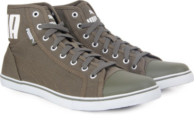 Puma Streetballer Mid PUMA Sneakers For Men(Olive, White, Olive night-puma white-puma silver