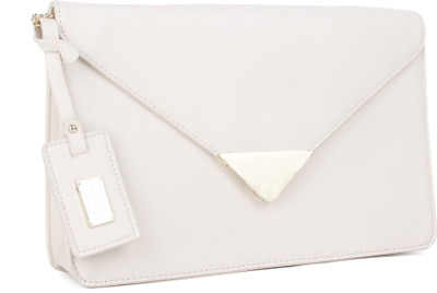 Allen Solly Women Evening/Party Beige PU Sling Bag