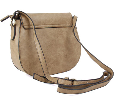

Carlton London Women Casual Tan Leatherette Sling Bag